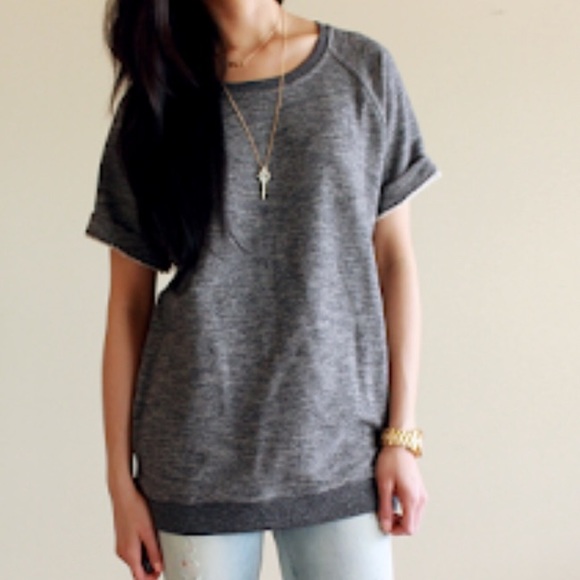 Everlane Marled Blue Tunic 